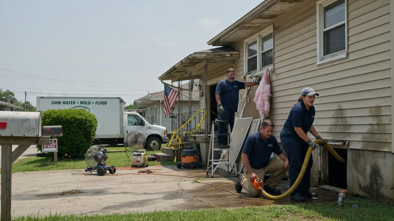 Water Damage Repair in Mannsville, OK near me